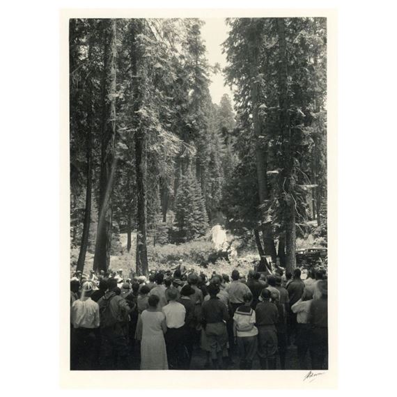 ANSEL ADAMS SIGNED SILVER GELATIN PRINT - Ansel Adams