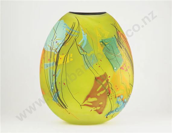 Keith Mahy | Large Keith Mahy Glass Vase (2007) | MutualArt