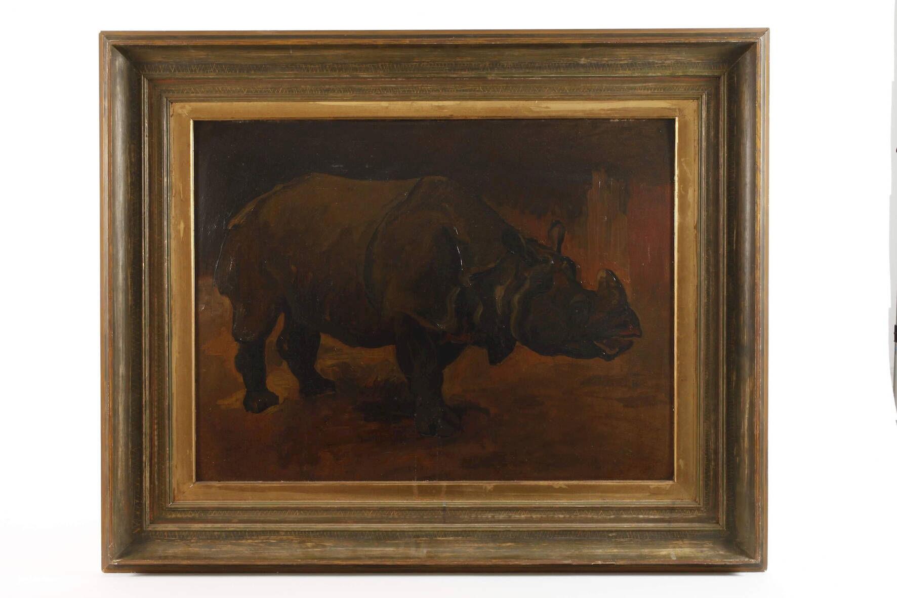 Charles Richard Tooby | Rhinozeros (1895) | MutualArt