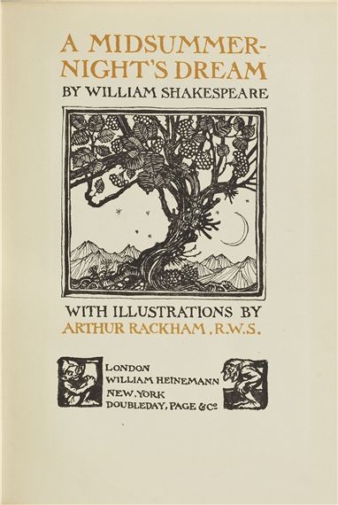 Arthur Rackham | A Midsummer Night’s Dream. With illustrations by ...
