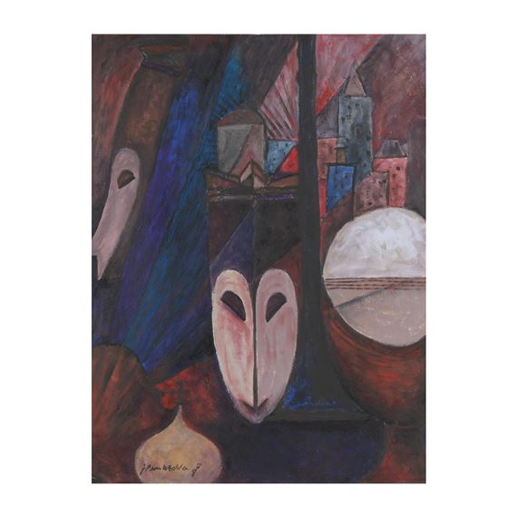 John A. Wedda | Still Life with Masks (1978) | MutualArt