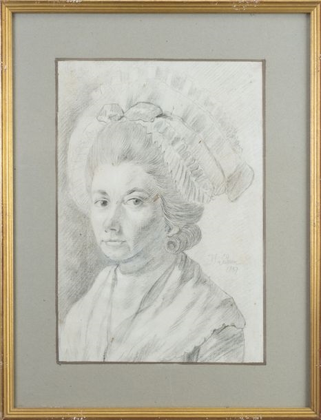Jeanne-Philiberte Ledoux | Portrait of a young woman (1787) | MutualArt