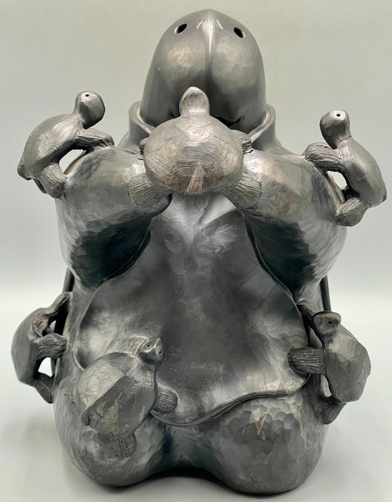 Randy Chitto | Choctaw Turtle Storyteller Pot | MutualArt