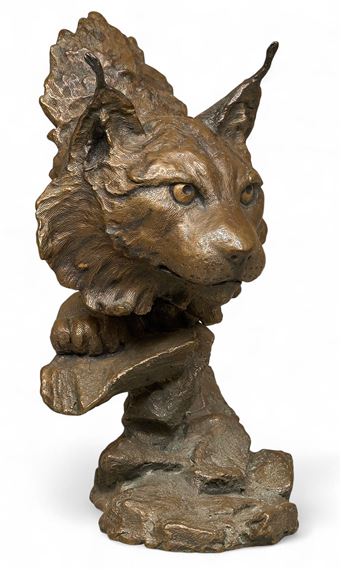 Mark Hopkins | Pouncing Lynx (1994) | MutualArt
