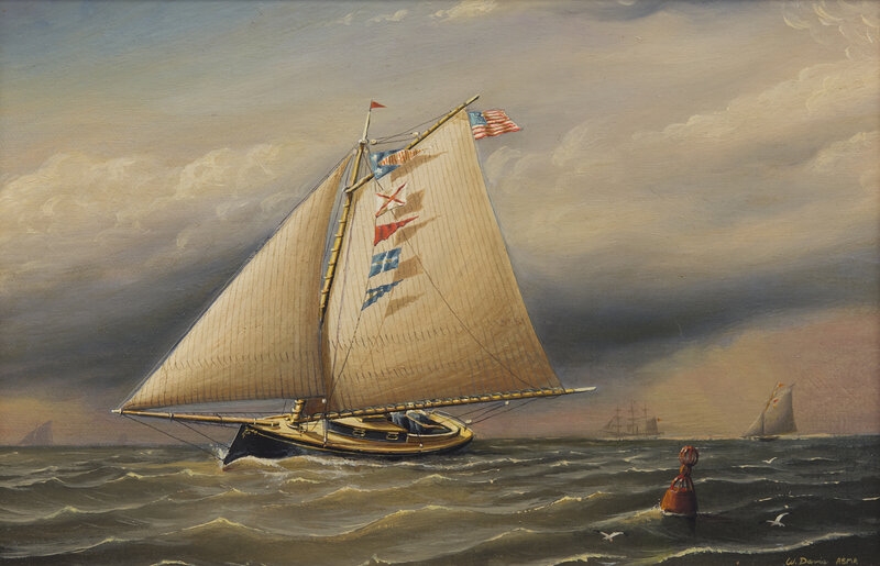 William Robert Davis | Rounding the Mark | MutualArt