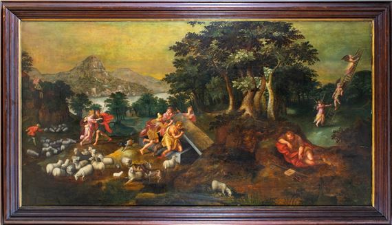 Gillis Mostaert | Scenes from the life of Jacob in the Book of Genesis ...