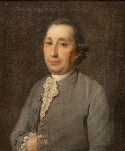 French School, 18th Century | Bust portrait of a man (18th Century ...