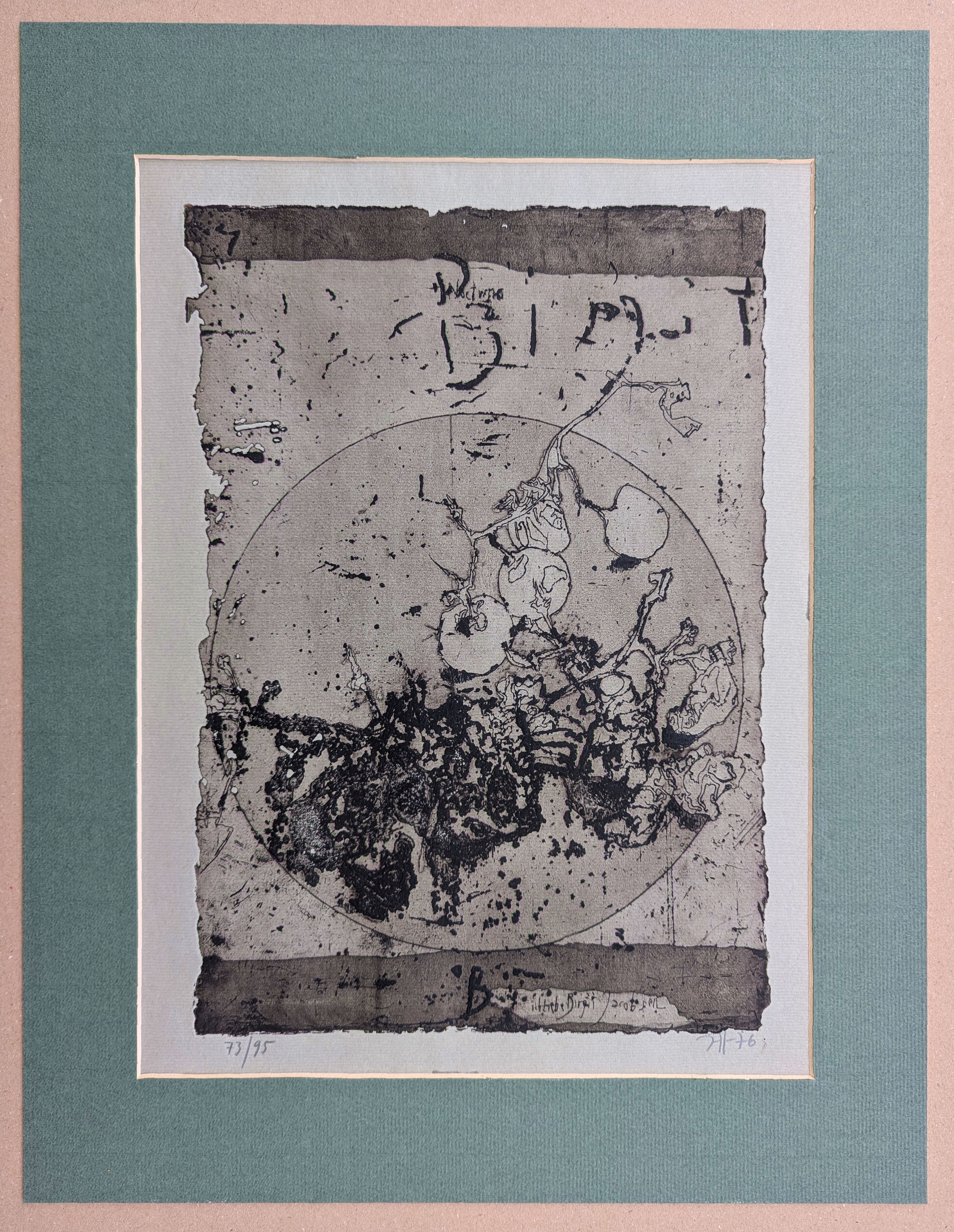 Horst Janssen | Ich liebe Birgit Jacobsen (1976) | MutualArt