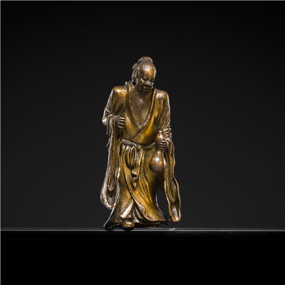 Chinese School, 18th Century | A PARCEL-GILT BRONZE FIGURE OF LI ...