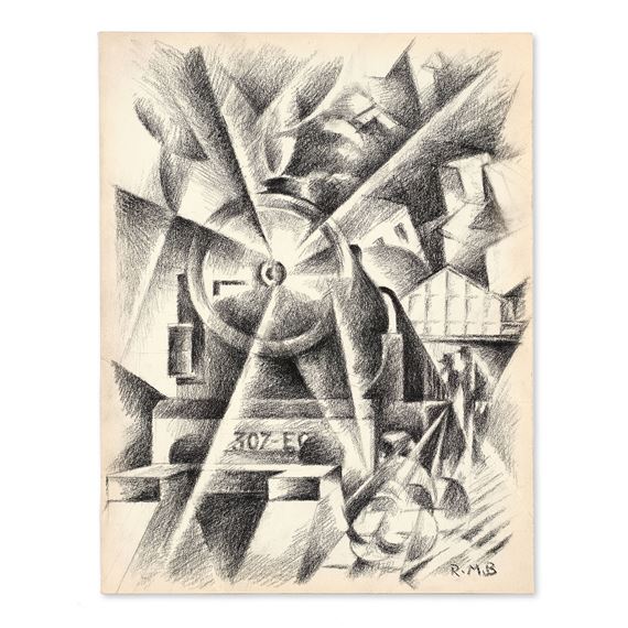 Treno + stazione + città - Roberto Marcello Baldessari