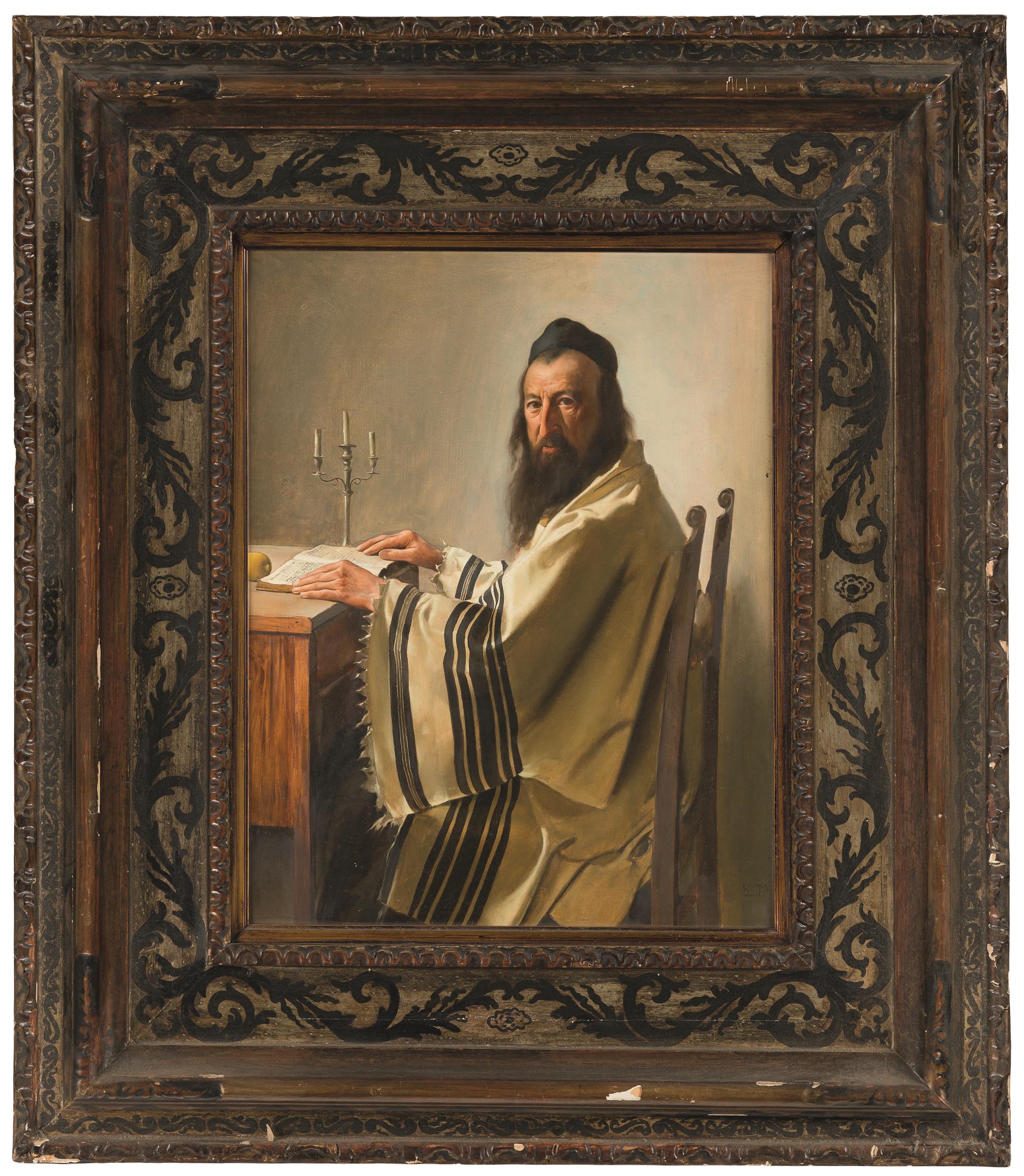 Franz Xaver Wolf | Rabbi During his Studies | MutualArt