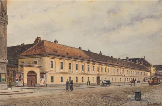 Ernst Graner | The Rennweg Barracks in Vienna (1916) | MutualArt
