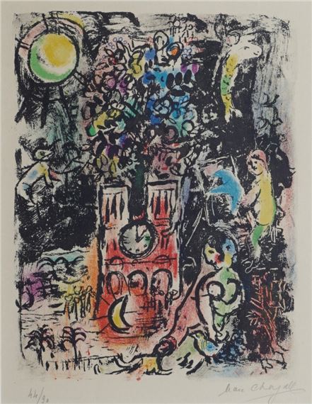 Marc Chagall | The Tree of Jesse - Notre Dame, Paris (1960) | MutualArt