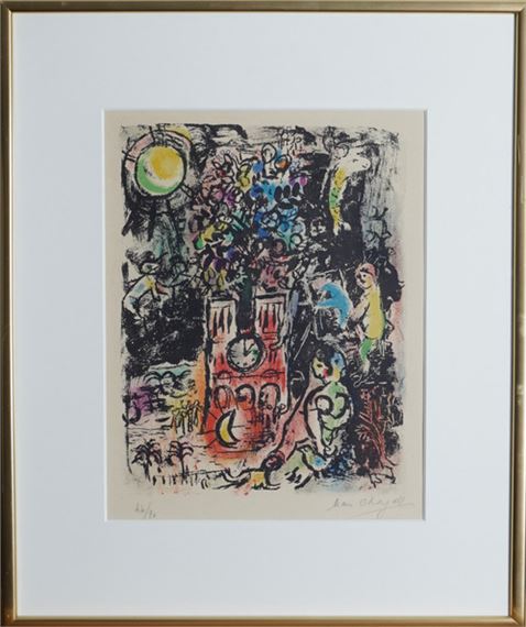 Marc Chagall | The Tree of Jesse - Notre Dame, Paris (1960) | MutualArt