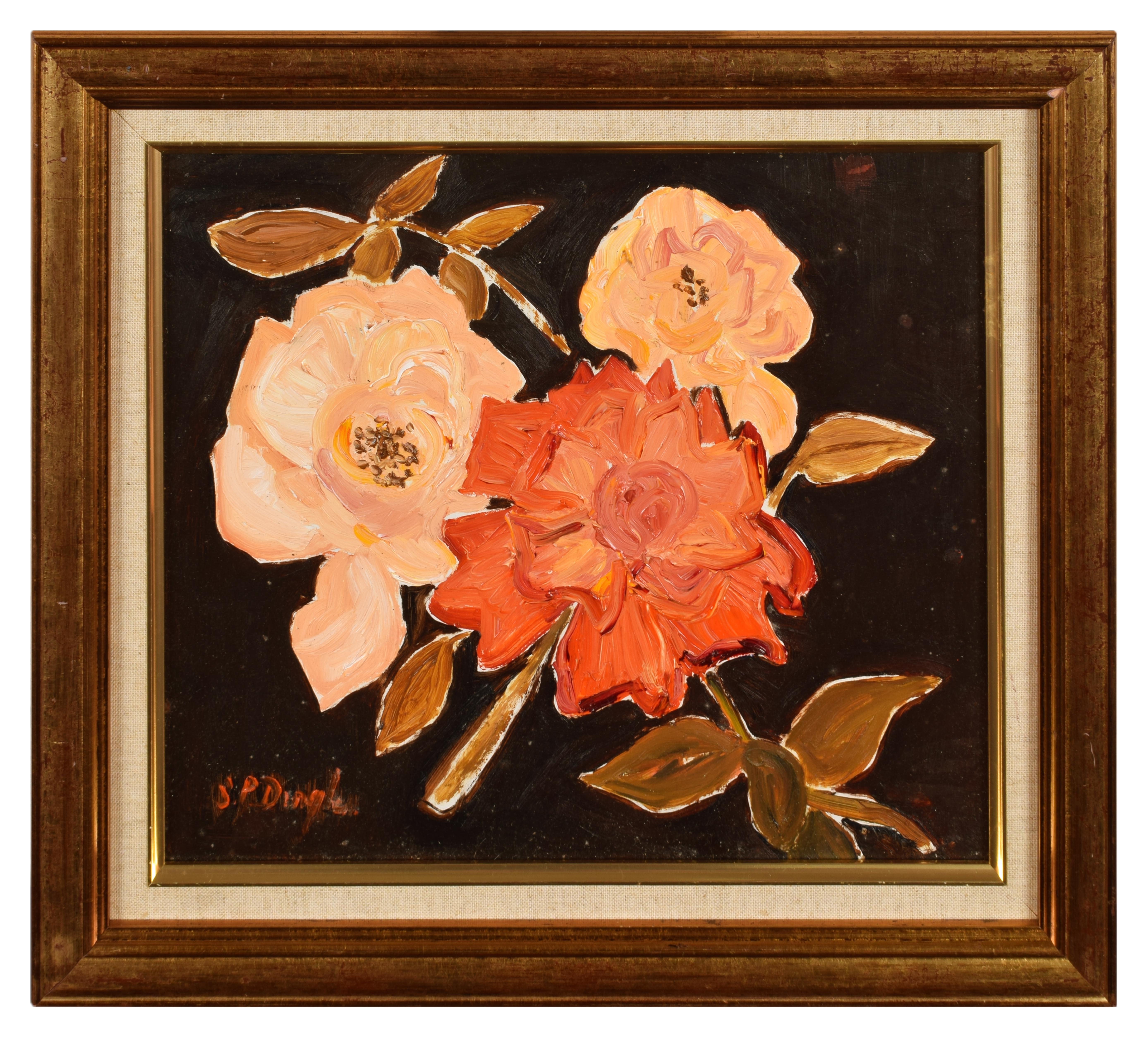 Stephanie Dingle | Three Roses | MutualArt