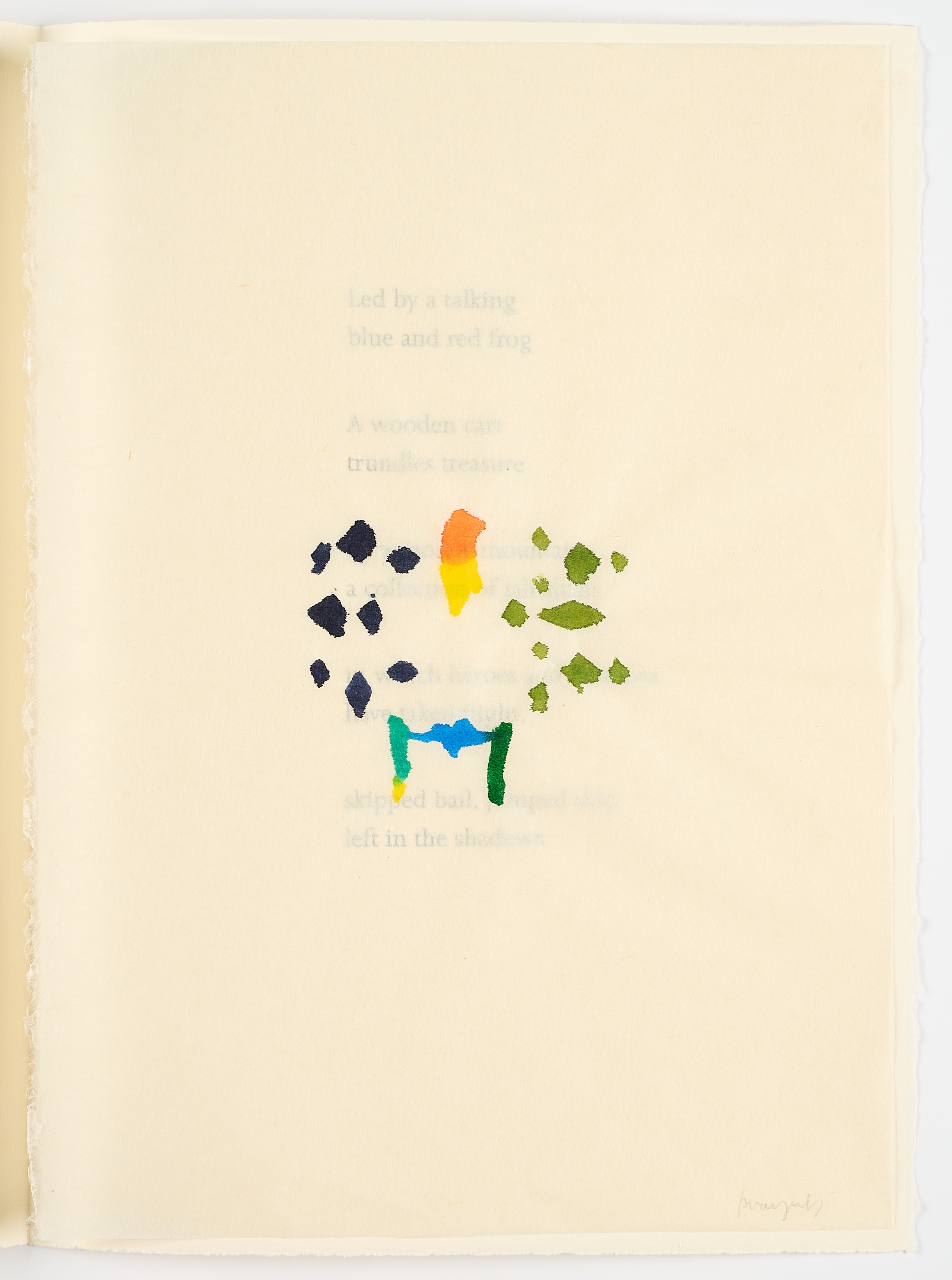 Norbert Prangenberg | Artist's book with 6 India ink drawings on poems ...