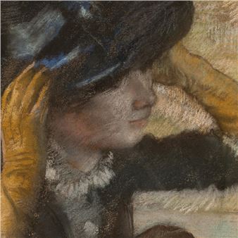 Edgar Degas: At the Milliner’s: Technical study of a pastel - Museo Nacional Thyssen-Bornemisza