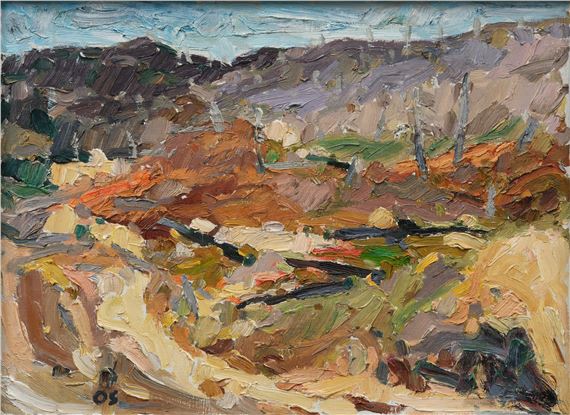 olle-skagerfors-mountain-landscape-1959-mutualart