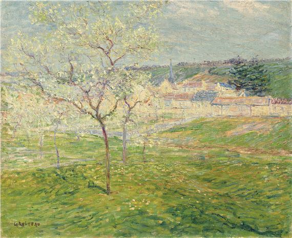 Gustave Loiseau | AU BORD DE LA RIVIERE (Circa 1905) | MutualArt