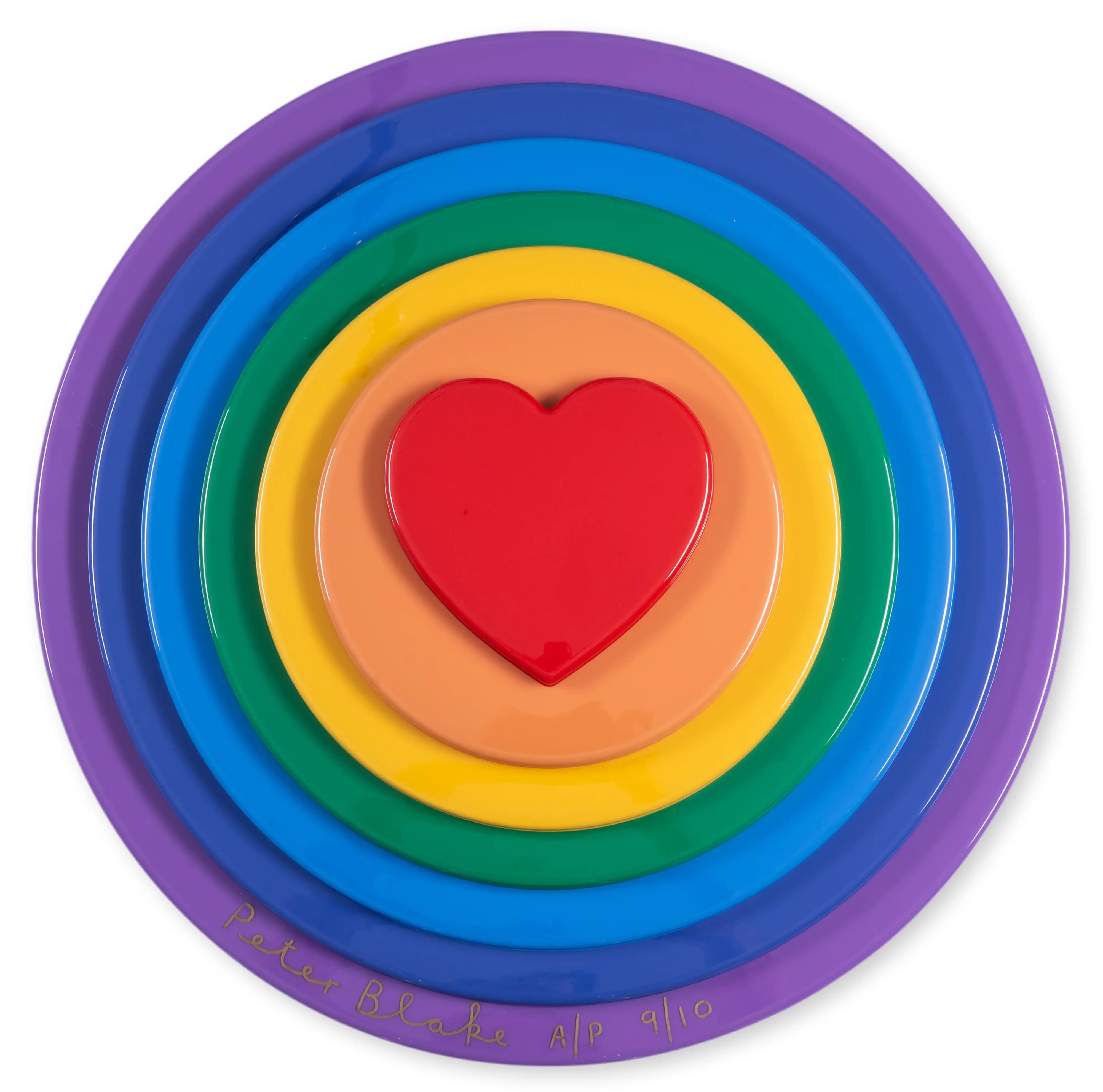 Peter Blake | Rainbow Target (2016) | MutualArt