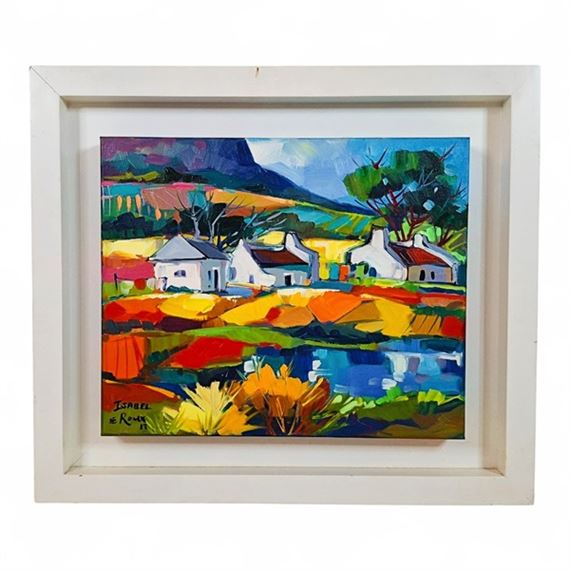 Isabel le Roux | BEAUTIFUL COLOURFUL OIL PAINTING OF THE 'SWARTLAND ...
