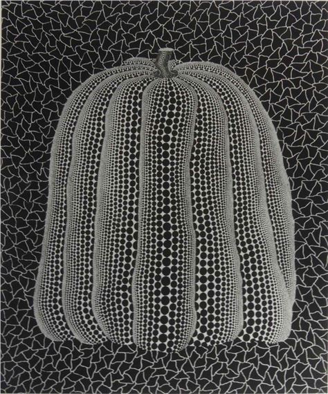 Yayoi Kusama | Black and White Pumpkin | MutualArt