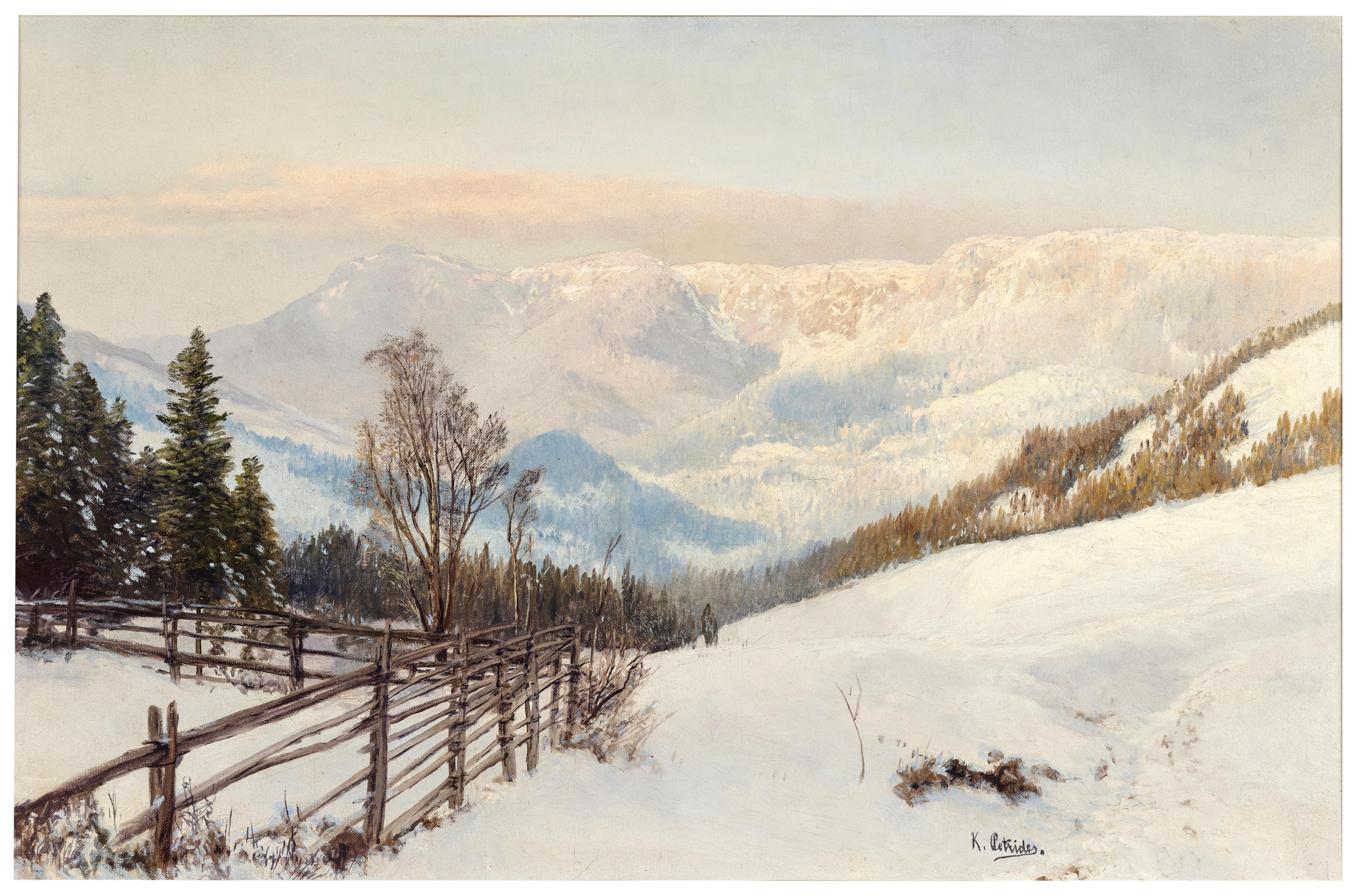 Konrad Petrides | A view of the Rax | MutualArt