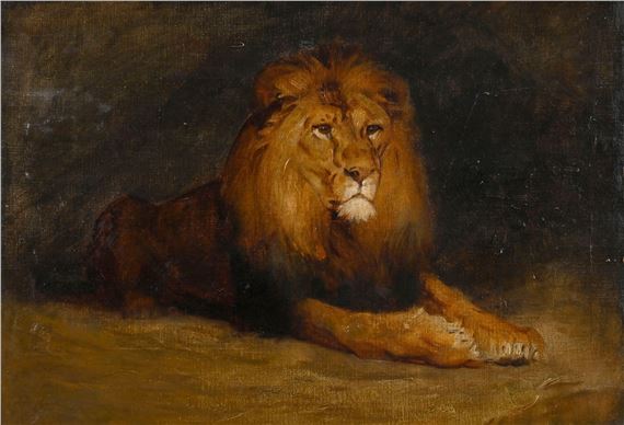 Gustave Surand | Seated Lion | MutualArt