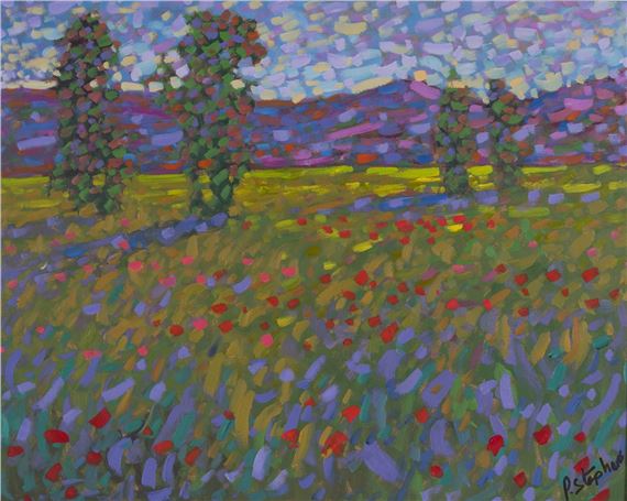 Paul Stephens | POPPY FIELD | MutualArt