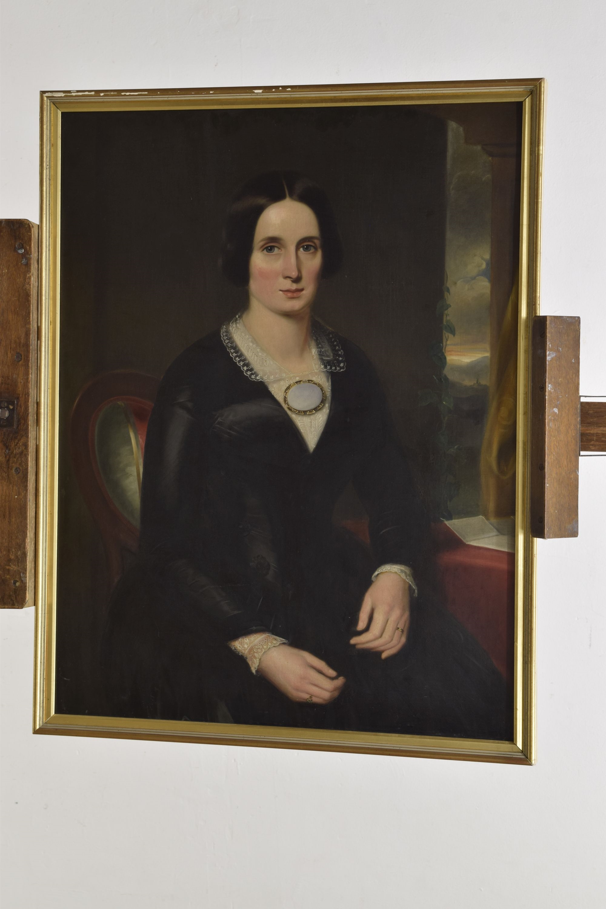English School, 19th Century | Pair of half-length portraits of a lady ...