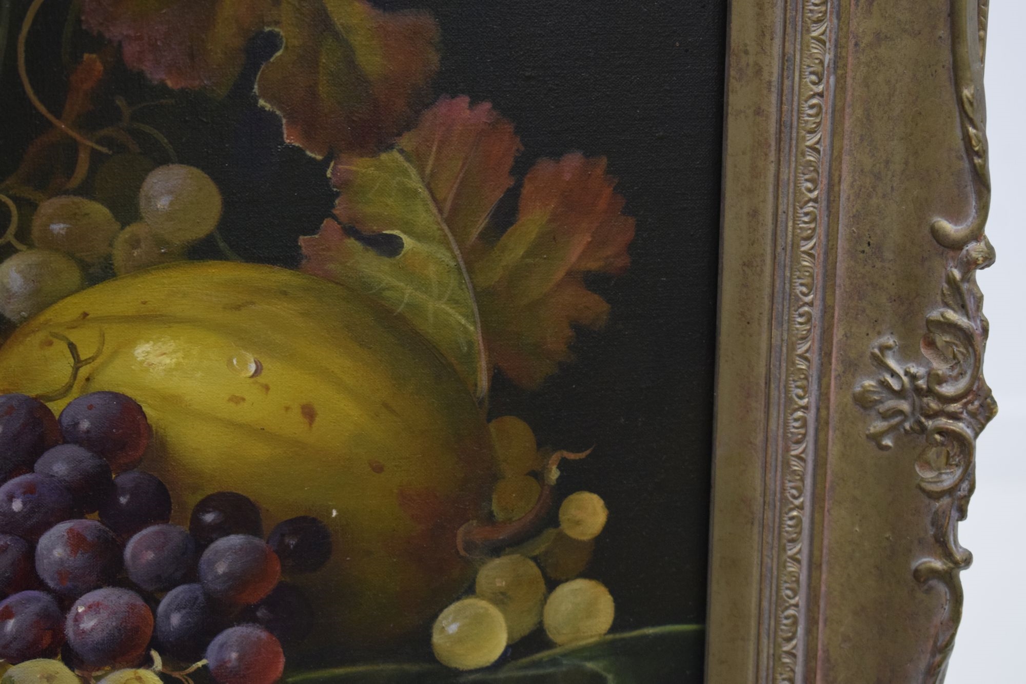 Raymond Campbell | Still life with vase, wine and fruit | MutualArt