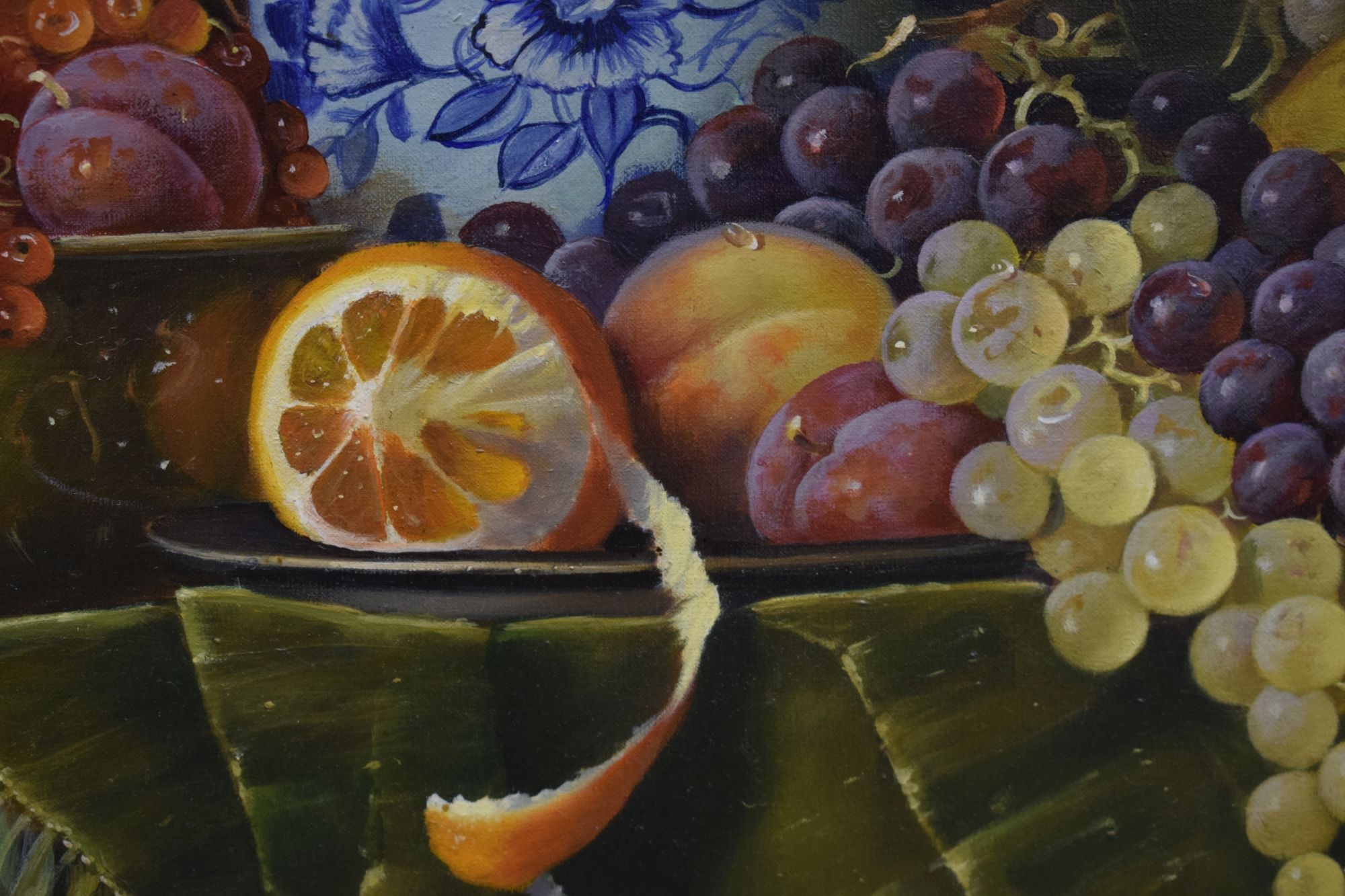 Raymond Campbell | Still life with vase, wine and fruit | MutualArt