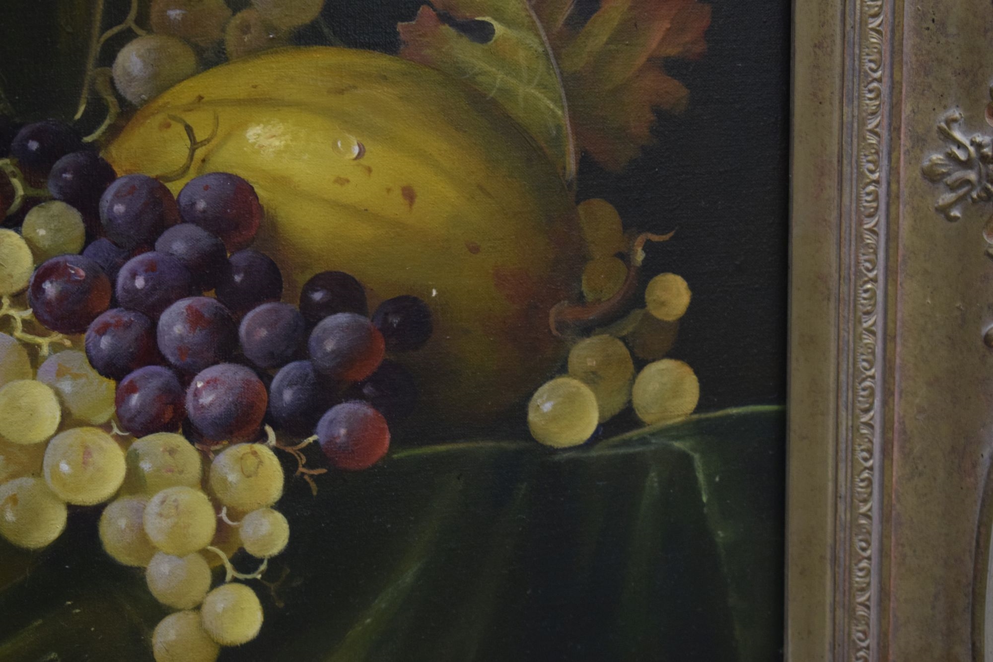 Raymond Campbell | Still life with vase, wine and fruit | MutualArt