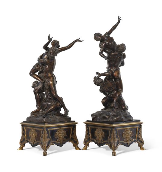 L'Enlèvement d'une SabineetL'Enlèvement de Proserpine par Pluton - François Girardon