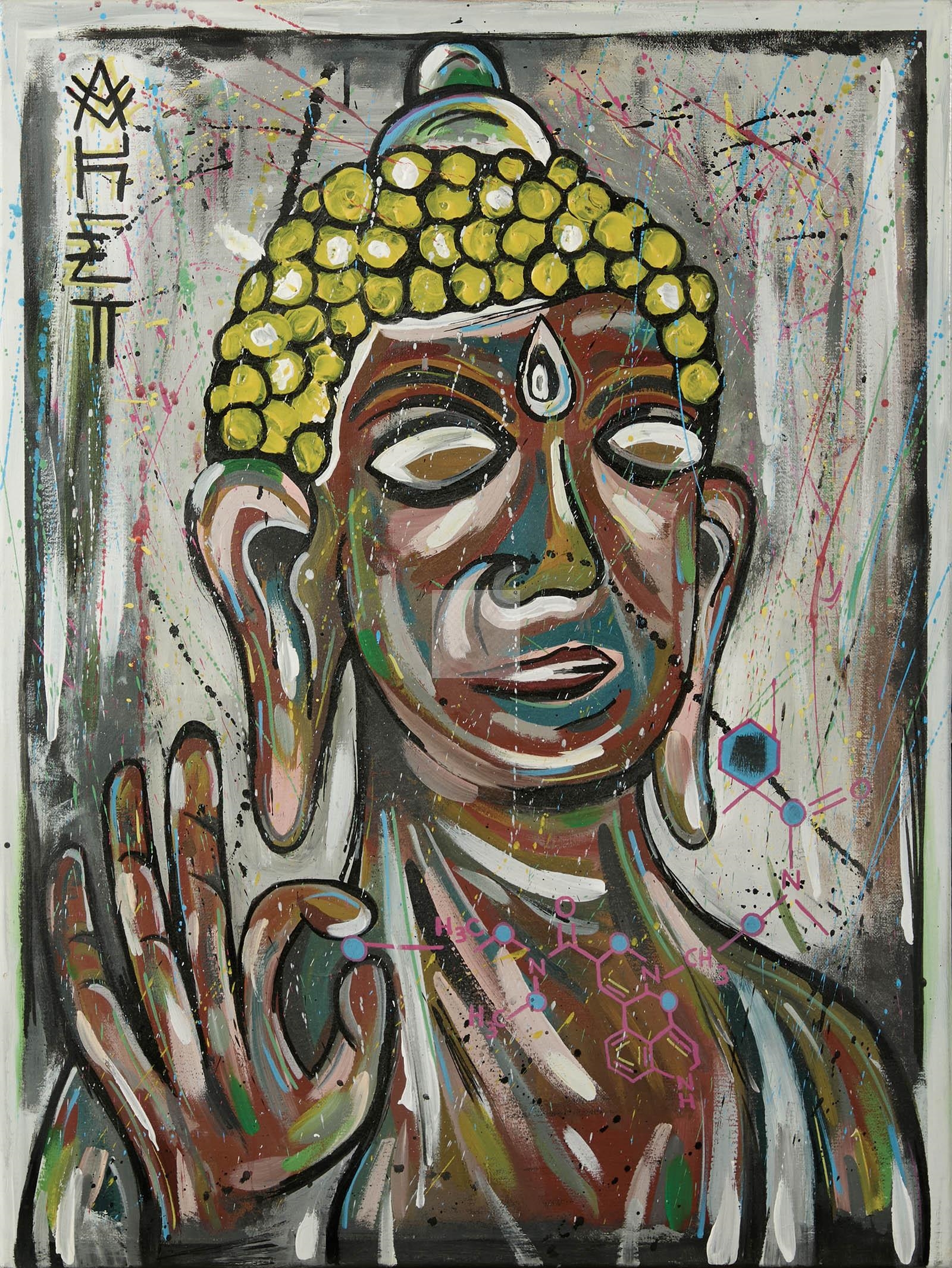 Aket Kubic | Bouddha capricieux (2018) | MutualArt