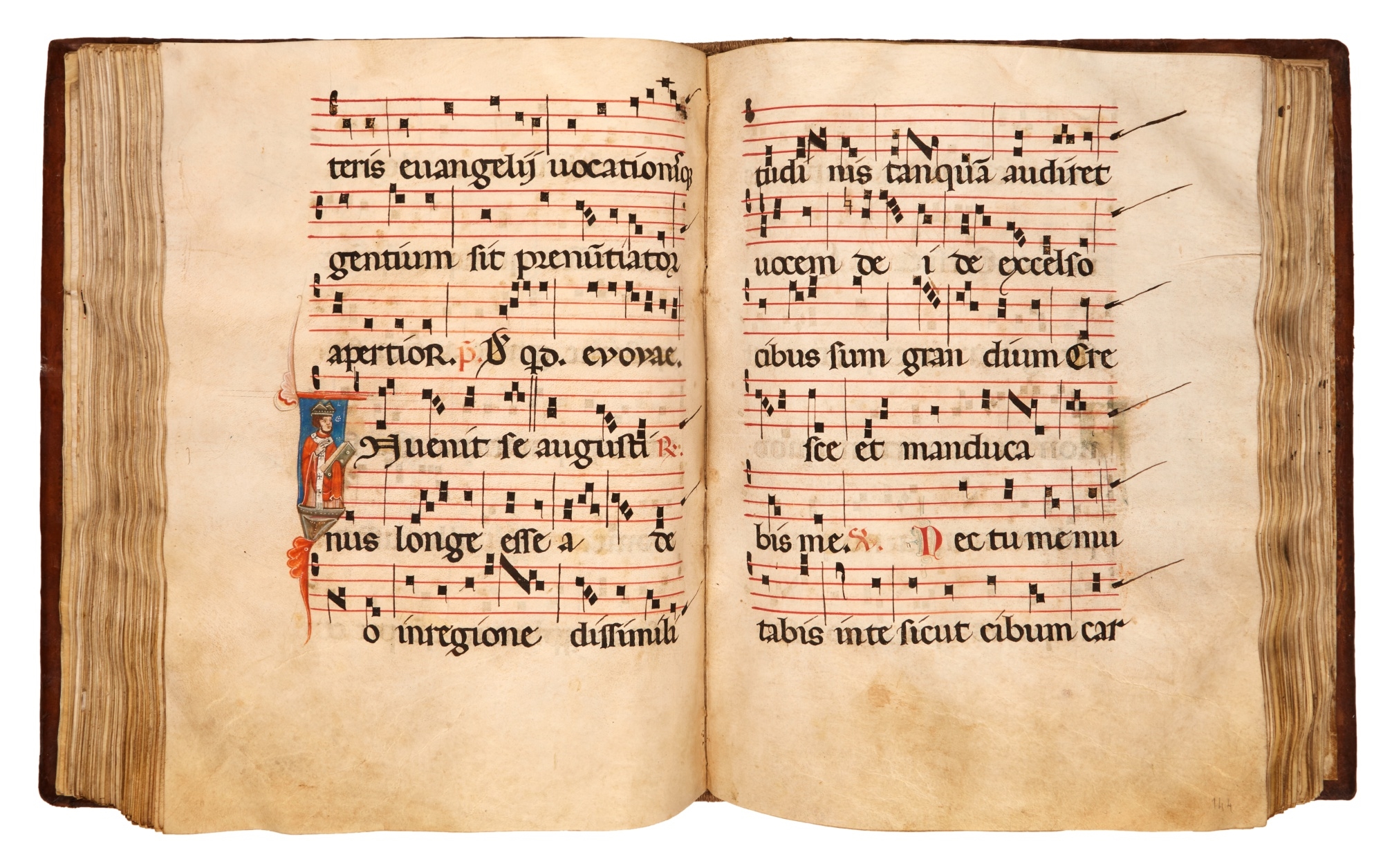 Italian School, 13th Century | Antiphonal, Sanctoral covering the ...