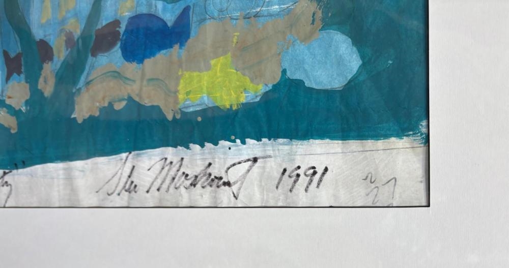 Stewart Moskowitz | Original painting on paper | MutualArt