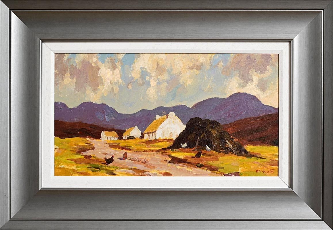 Donal McNaughton | Cottages and Peat Stacks | MutualArt
