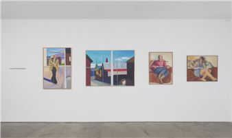 Installation view of Louisa Matthiasdottir exhibition at Tibor de Nagy.
