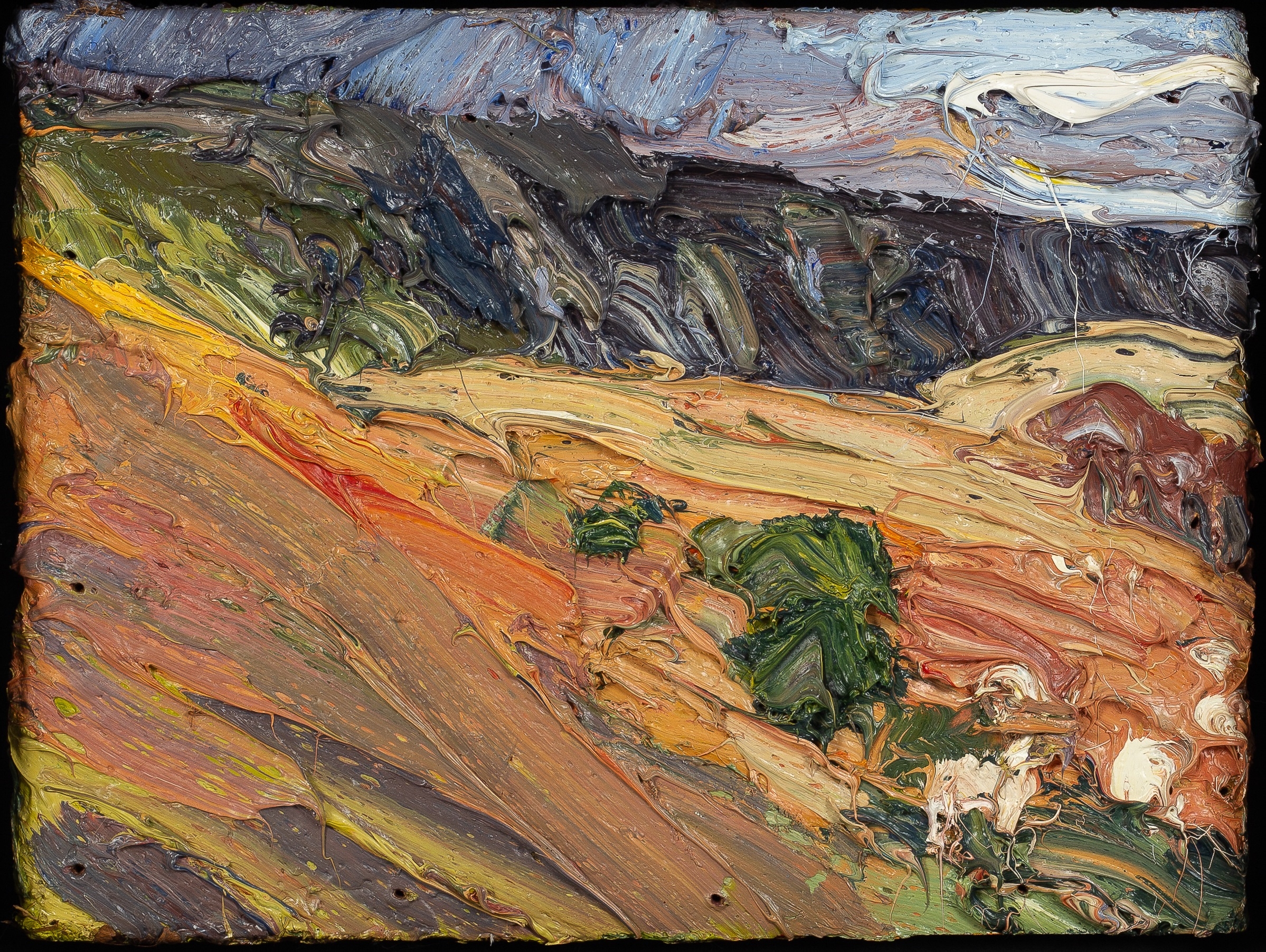 George Rowlett | Looking to Tarren yr Esgob from Above the Monastery ...