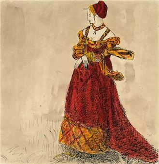 Design for the exhibition poster at the Kunstmuseum Bern - Cuno Amiet