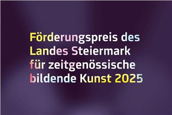 Promotion Prize of the Province of Styria for Contemporary Fine Art - Neue Galerie Graz und BRUSEUM
