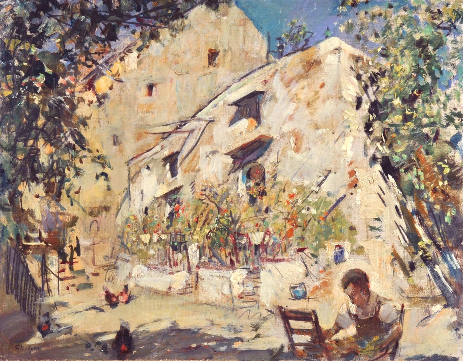Gennaro Villani | Cortile rustico | MutualArt