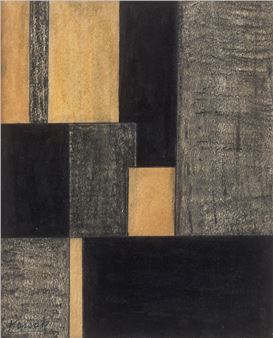 Kassák, Lajos (1887 Érsekújvár - 1967 Budapest)Konstruktive Komposition - Lajos Kassák