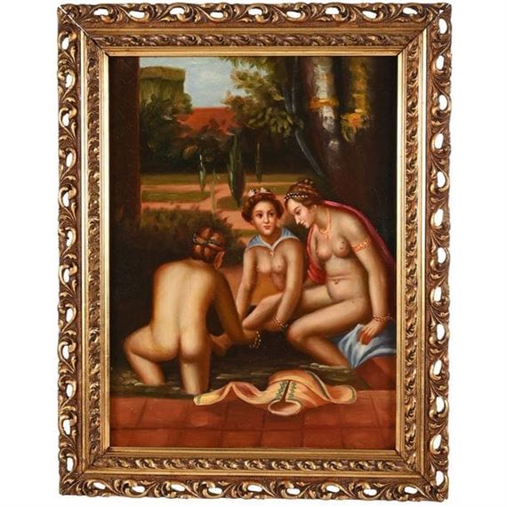 The Bathers by French School, 19th Century