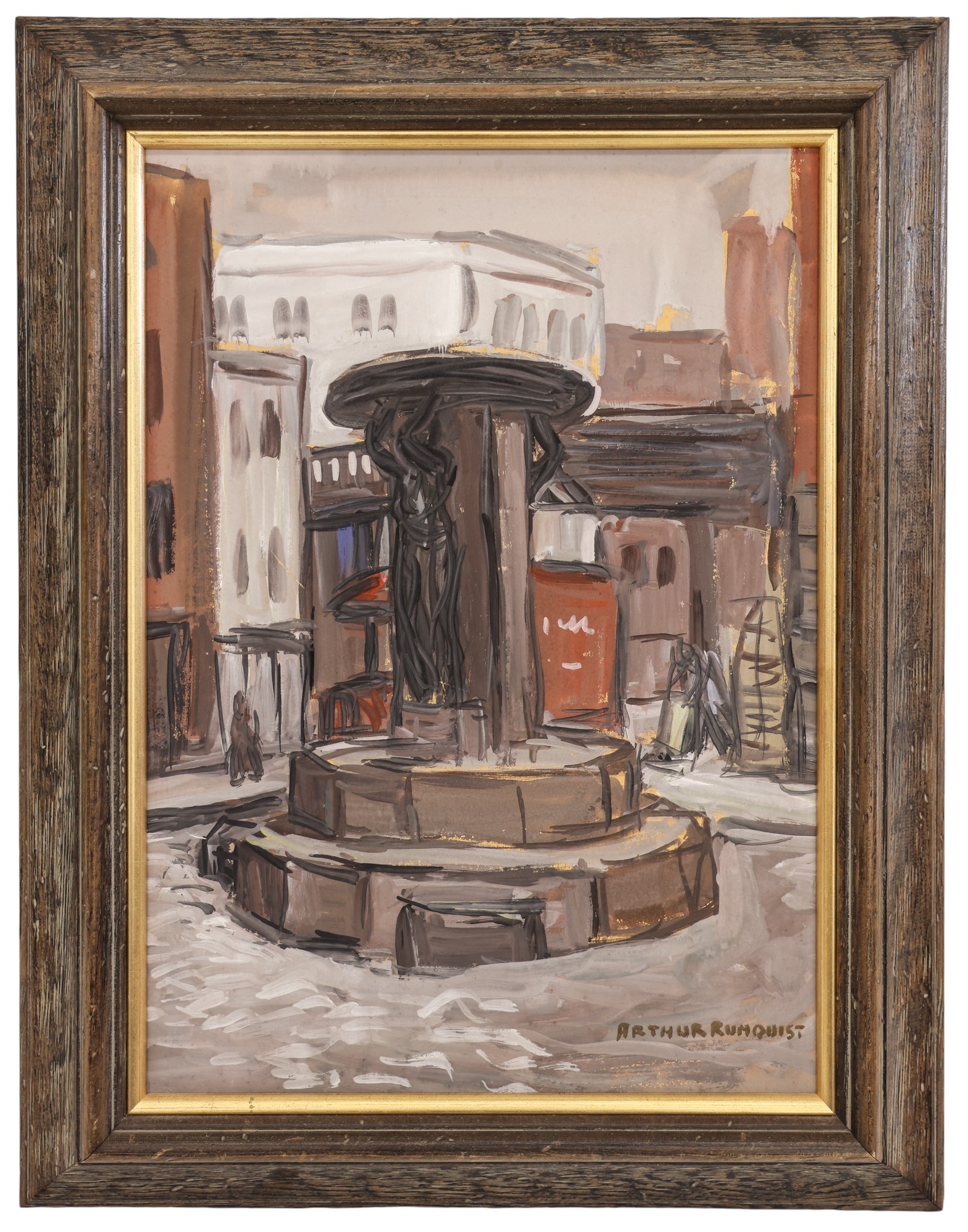 Arthur Runquist | Skidmore Fountain | MutualArt