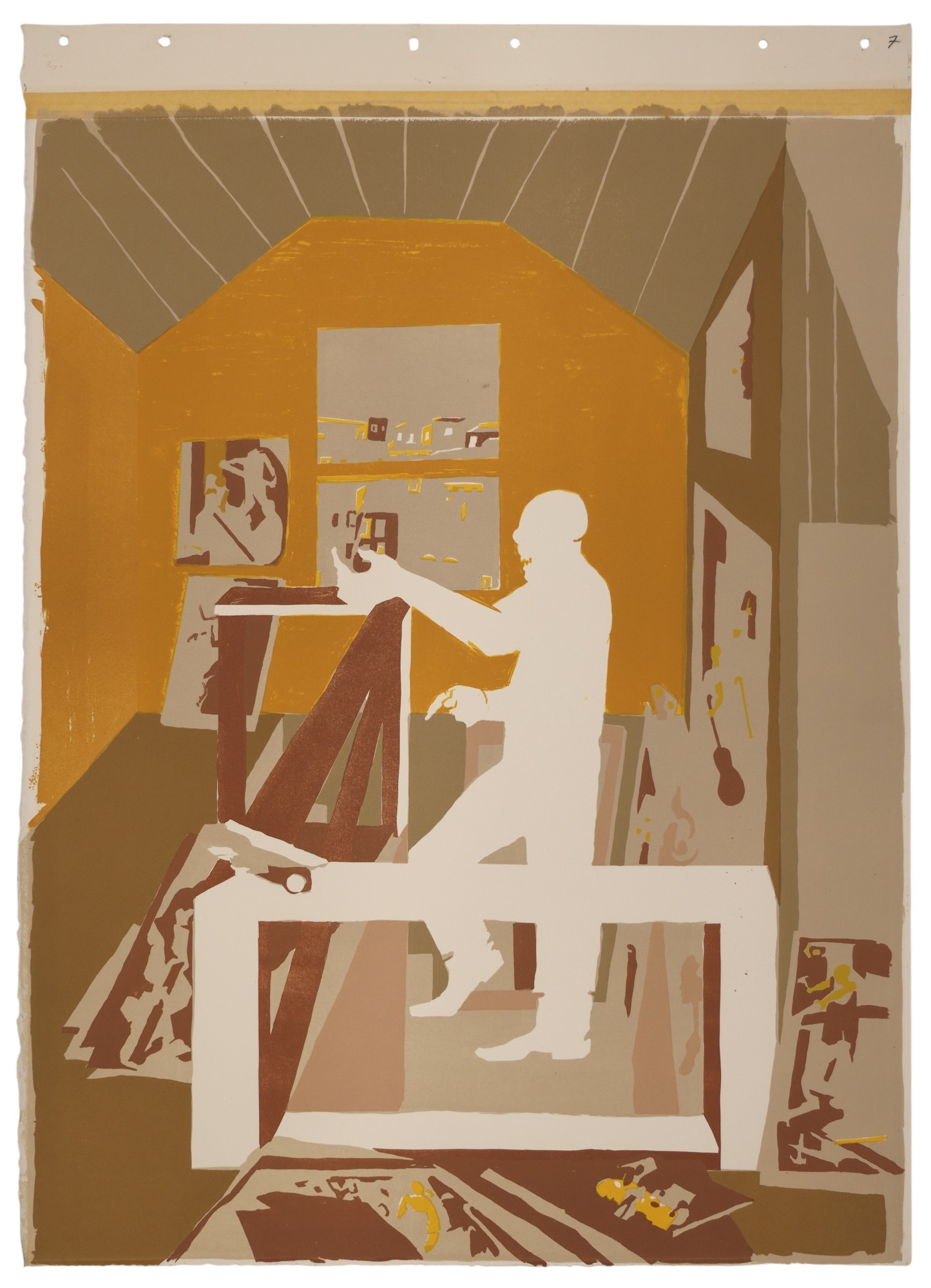 Jacob Lawrence | The Studio (1996) | MutualArt