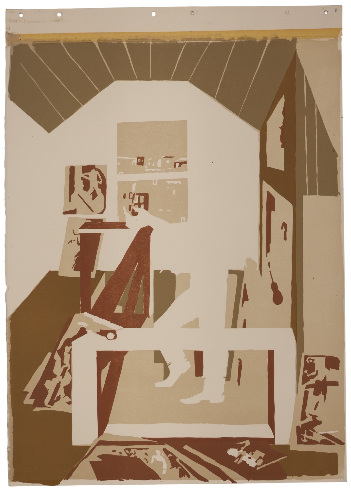 Jacob Lawrence | The Studio (1996) | MutualArt