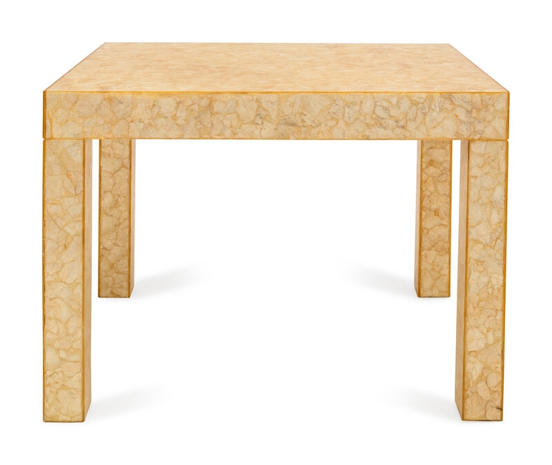 Enrique Garcel | A Lacquered Capiz Shell Side Table (Late 20th Century ...