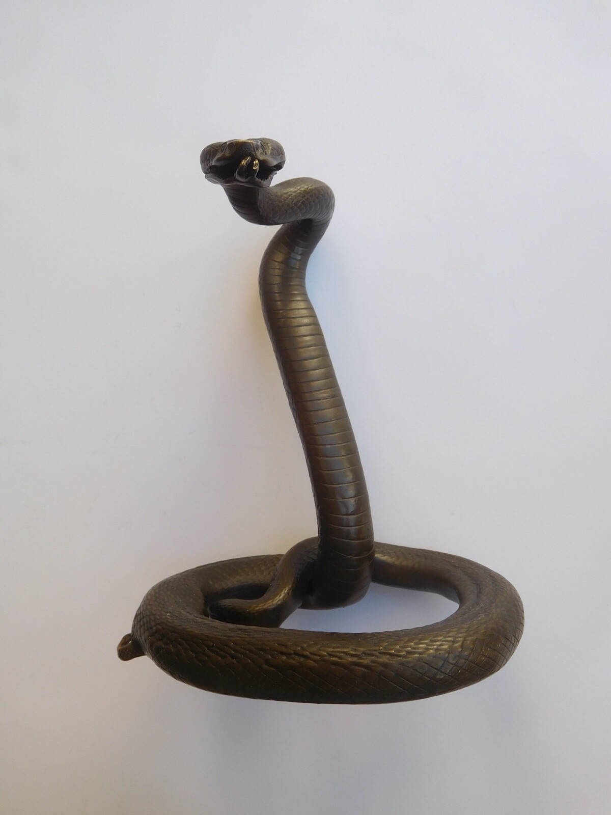 Edgar Brandt | French Art Deco Bronze Rearing Snake Sculpture Watch ...